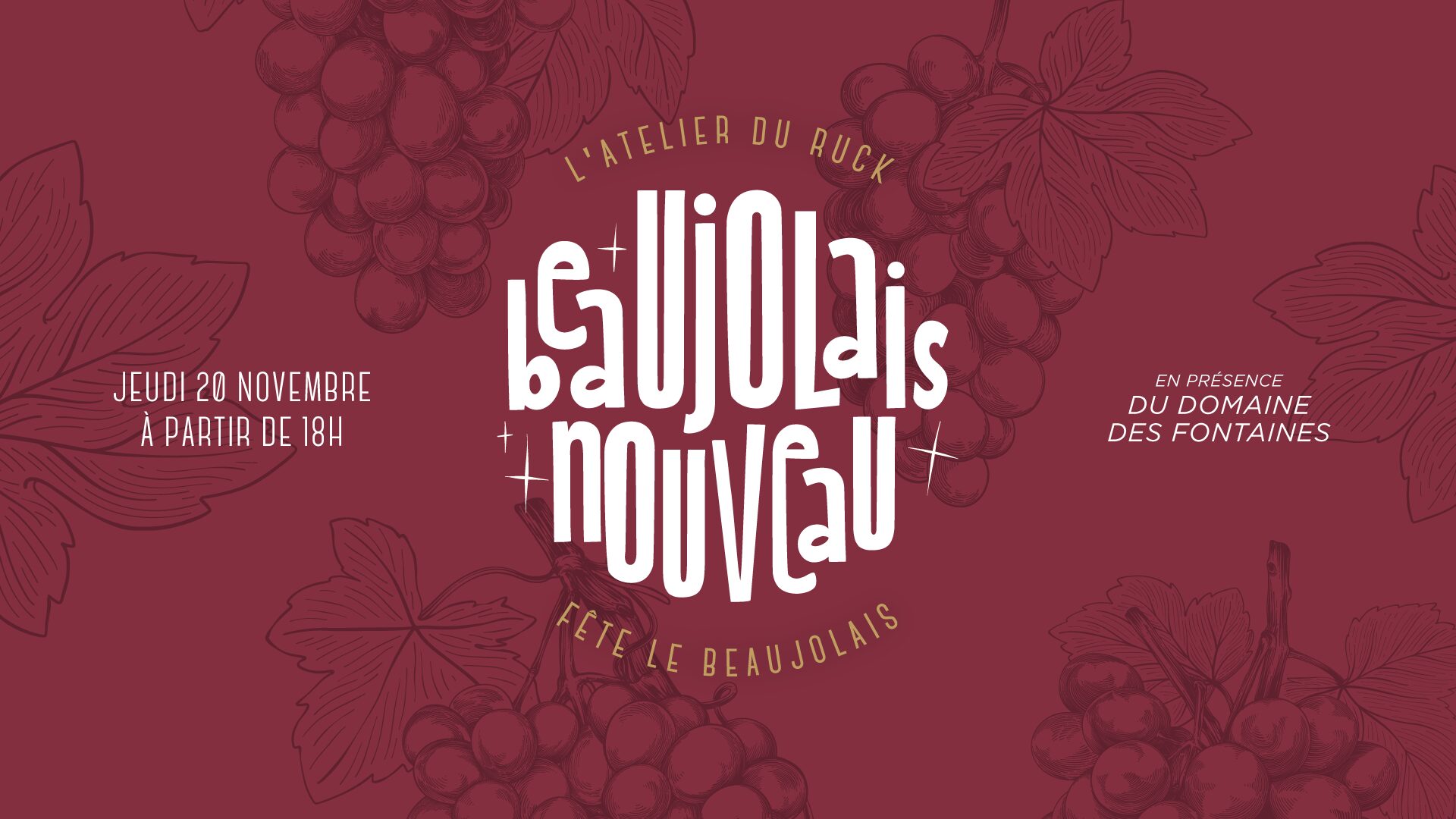 L'Atelier du Ruck fête le Beaujolais Nouveau 2025