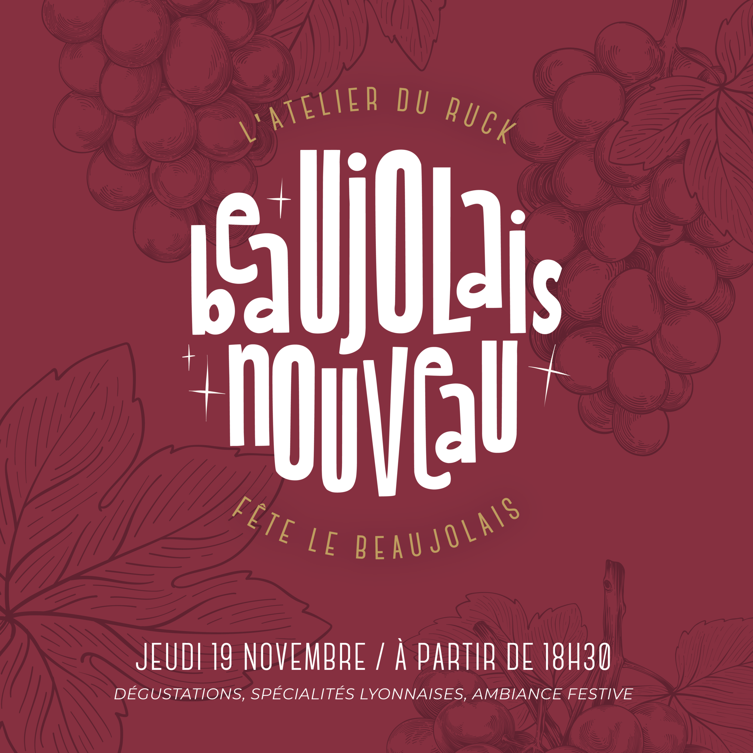 Soirée Beaujolais Nouveau